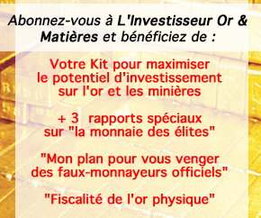L'investisseur Or et Matières